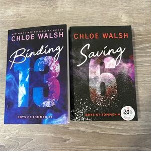 Chloe Walsh 'Binding 13' and 'Saving 6' Books